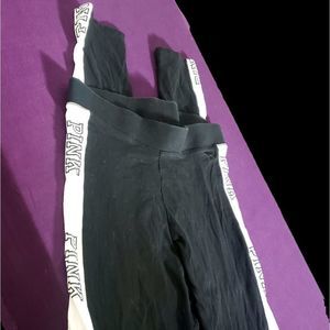 PINK 💫 Victoria's Secret Black & White Leggings